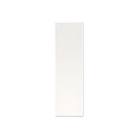 FOCUS DISPLAYS DOOR FINGER PLATE WITH SCREWS - 11 COLOURS (clear)