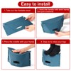 2Pcs Portable Stools - Lightweight Foldable Foot Rest for Airplane