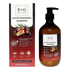 Jrff&gwky® Champú de aceite Batana para adelgazar el cabello, fórmula voluminizadora de biotina y romero, champú espesante sin sulfato , extracto de batana natural para la salud del cuero cabelludo