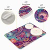 Kcldeci Indian Bohemian Mandala Dish Drying Mat Absorbent Reversible Microfiber