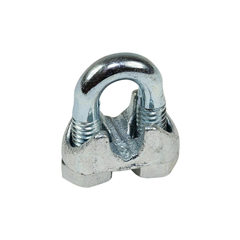 DuraBrite 1/2" Galvanized Stainless Steel Wire Rope Cable Clip Clamp