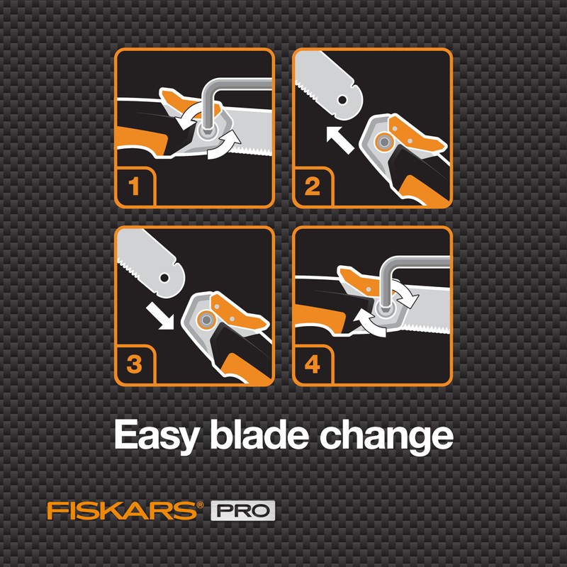 Fiskars PowerTooth Folding Detail Pull Saw (6 in.)