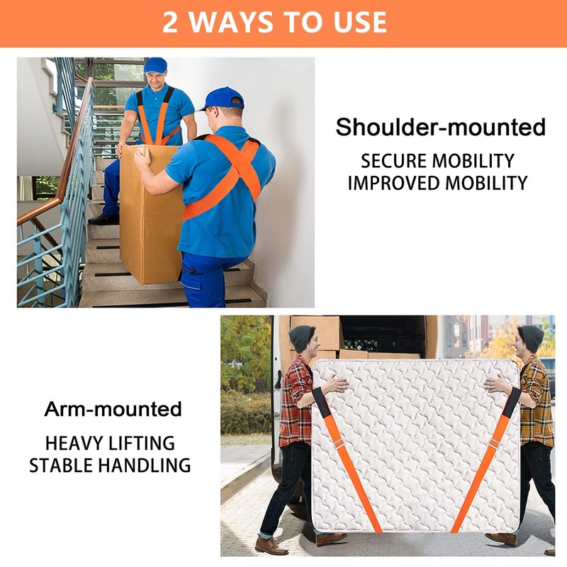 Moving Straps Lifting（Padded） one Person 2-Person Lifting and Moving System
