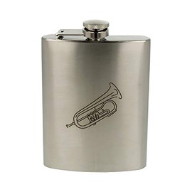 Hip Flask German Flugelhorn - Beautiful Gift for Musicians