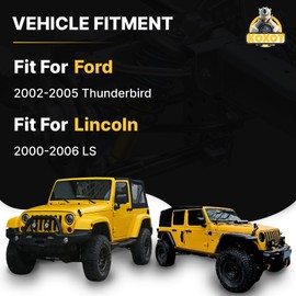 Koxot 2Pcs Rear Upper Control Arm with Ball Joint Assembly Fit for Ford 2002 2003 2004 2005 Thunderbird, Compatible with Lincoln 2000 2001 2002 2003 2004 2005 2006 LS RK622583 RK622584