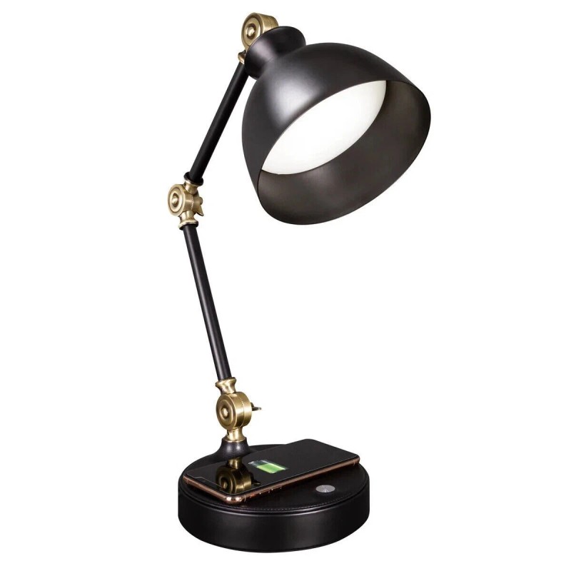OttLite Light Desk Lamp LED OTTLITE, Charge Wireless,USB, 3 Color