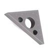 45/90 Degrees Matte Aluminum Alloy Mini Right Angle Ruler Woodworking