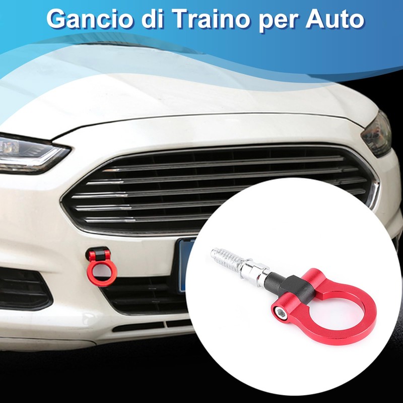 Car Towing Eye, Universal Aluminum Alloy Towing Eye Car Tow