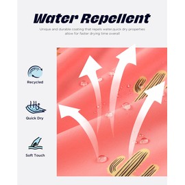 CoozySphere Boys Swim Trunks with Compression Liner Size 10-12 Swimming Shorts Quick Dry Bathing Suit