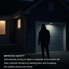 BQHY Motion Sensor Light Bulbs, 5500K Daylight Motion Activated Dusk
