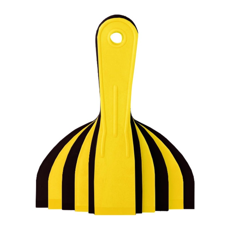 Bates 6 Pack Plastic Putty Knife Set - Black &