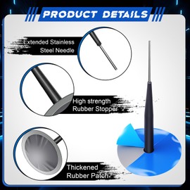 Zonon 29 Pcs Tire Repair Patch Tool Kit Including 24pcs Tire Patch Plugs (34/40/50 Mm), Buffing Wheel, Tire Patch Roller with 4mm Twist Drill Bits for Car, Motorcycle, Vehicle Repairing