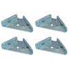 Corner MOUNTING Bracket 65 MM Brace Gusset Angle Fixing Cupboard