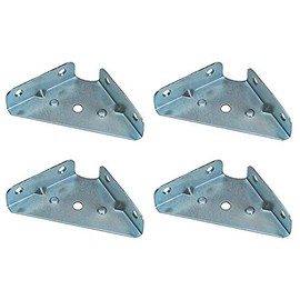 Corner MOUNTING Bracket 65 MM Brace Gusset Angle Fixing Cupboard Wall Unit x4
