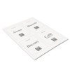 Febio 32 PCS Pantry Kitchen Jar Labels Elegant Waterproof Material