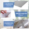 Stainless Steel Cutting Board with Lip, Extra Large Non Toxic