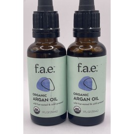 Fa Set Of 2 f.a.e. Organic Argan Oil 1oz Per Bottle SEALED EXP: 2025
