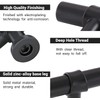 goldenwarm 10 Pack Black Drawer Knobs Black Knobs - LST18BK