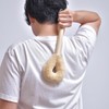 Kameko Tsukko Nishio Shoten Body Scrubbing Brush Sato-san (with Pattern)