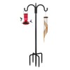 FEED GARDEN Adjustable Double Shepherds Hook for Outdoor with 5