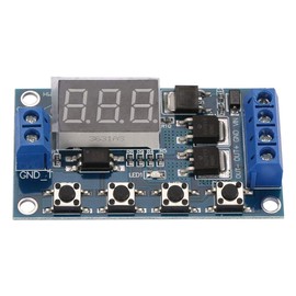 DC 12V-24V Pulse Trigger Cycle Delay Timer Switch ON/Off Relay Control Module MOS Control Board LED Display