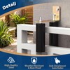 2 Pack 6" Slide Gate Guide Roller with L-Bracket Universal