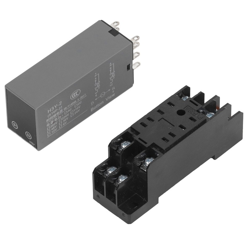 Delay Timer Relay 2 Way LCD Digital Display Electrical Multifunctional