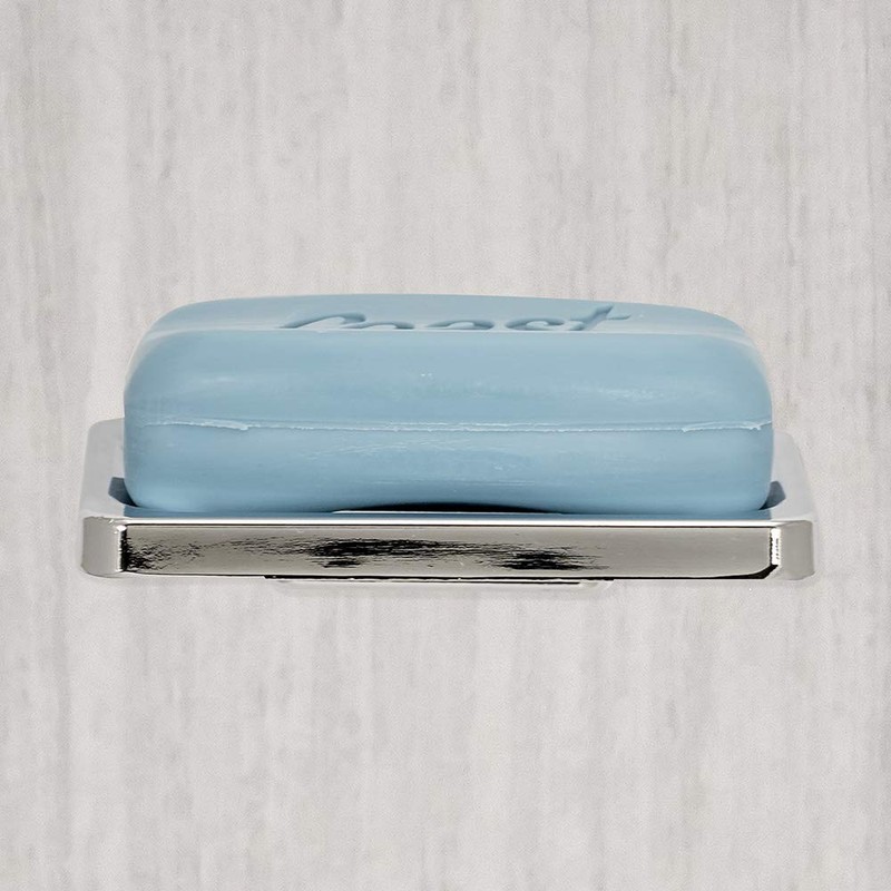 EZ-FLO 15201, Chrome Bathroom Soap Dish with Exposed Screw, 1