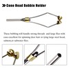 Fly Fishing Tying Tool Kit Including with Bobbin Finisher Scissors