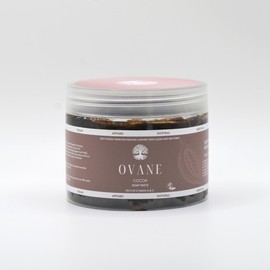 O V A N E | Cocoa Soap Paste | Rich in Vitamin A & C – Helps Prevent Dry Skin & Replenishes Moisture – Natural, Vegan, Cruelty Free, No SLS or Parabens, Body & Face Soap, 250g NET WT 8.82 Oz.