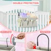 Loghot Bedside Caddy/Bedside Storage Bag Hanging Organizer for Bunk and