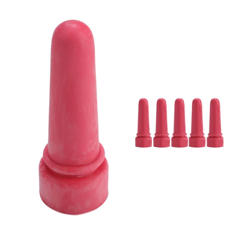 5pcs Animal Feeding Supplies Little Cow Calf Milk Nipple 6.9cm