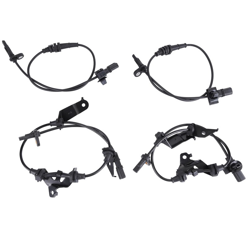 Vorally 4pcs ABS Wheel Speed Sensor Set Front Rear Left