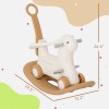 Qaba 4-in-1 Rocking Horse with Detachable Balance Board for 2-5