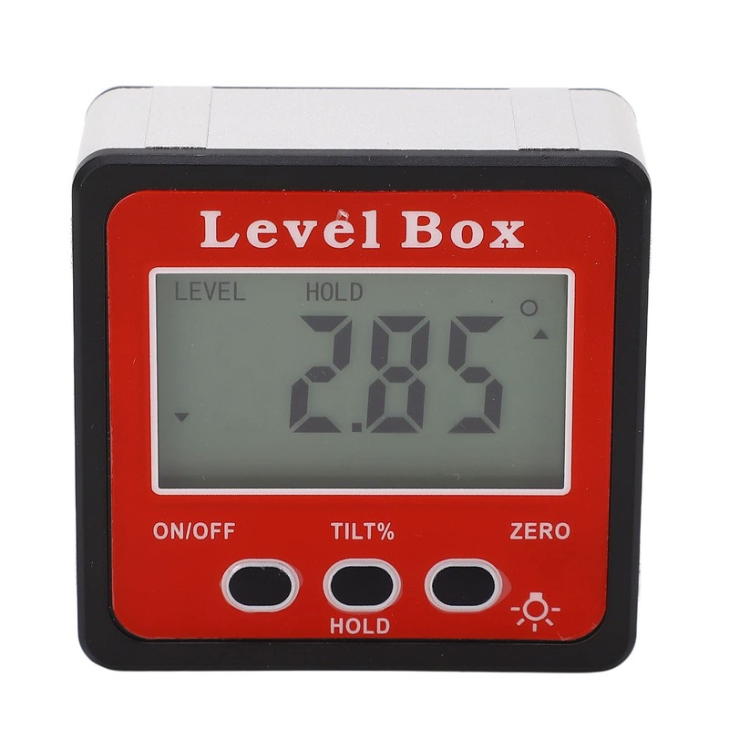 Bevel Box Magnetic Level Box Digital Protractor Protractor Inclinometer for