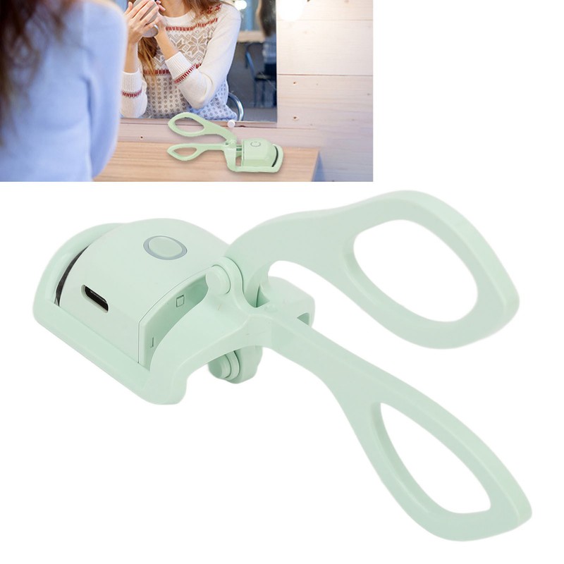Electric Eyelash Curler Rechargeable Long Lasting Safe Handheld Heated Lash