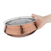 Olympia Large Handi Copper Serving Dish 200mm - Double Walled,