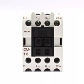 TECO CU-16 Magnetic Contactor, 220VAC Coil Voltage, 3A1b Contacts NC