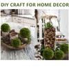 Usmola 18pcs Fake Moss Balls, 6pcs 3.2" Faux Green Balls