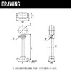 Kouei Kasei KFBS23-1525 Resin Pipe Clamp Bracket Set, 1.5 inches