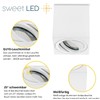 Sweet-LED Surface Light Round Square Includes GU10 5W 450 Lumen