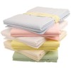 COT Bed Flannelette Flat Sheets x2 Baby Girl Pink
