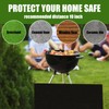 Fire Pit Mat Heat Proof Rectangle Mat for Outdoor Patio