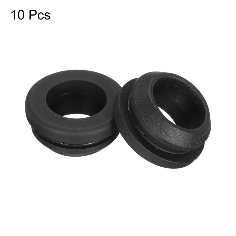 sourcing map 10Pcs Snap Rubber Grommet Plug Mount Dia 13mm