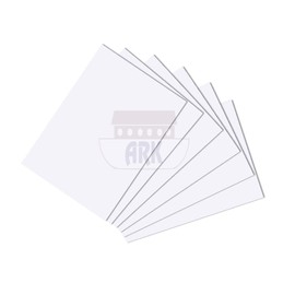 Ark 160gsm A6 Card Cropping Block- 60 Pack (White)