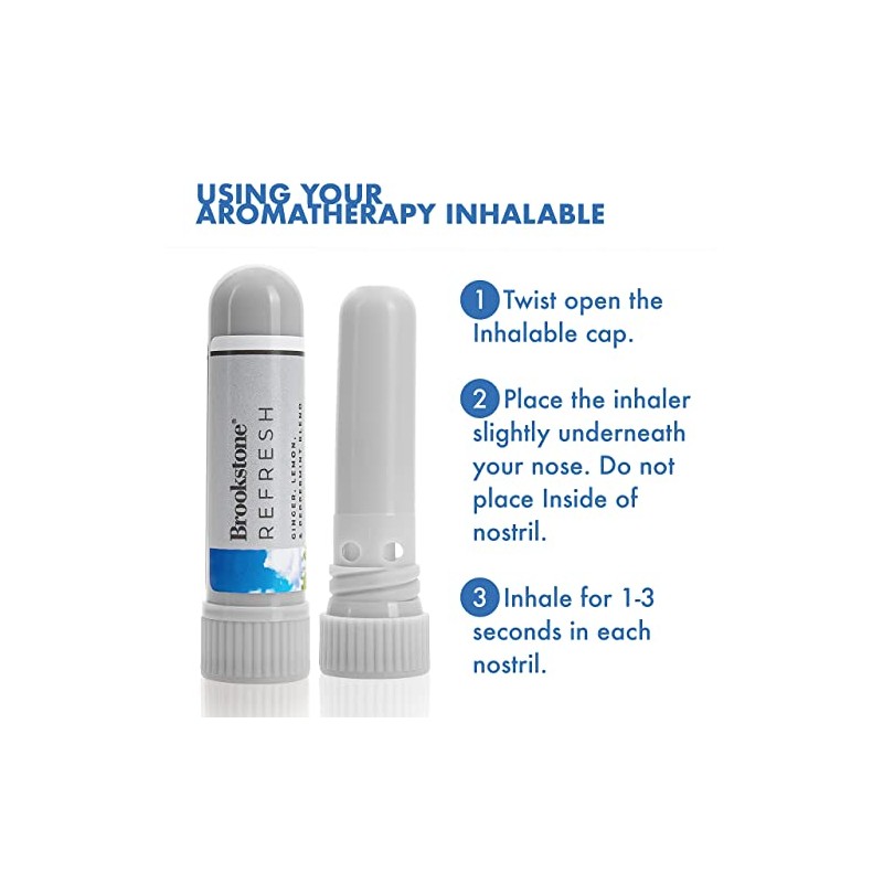 Brookstone Aromatherapy Inhaler | Essential Oil Inhaler for Stress Relief