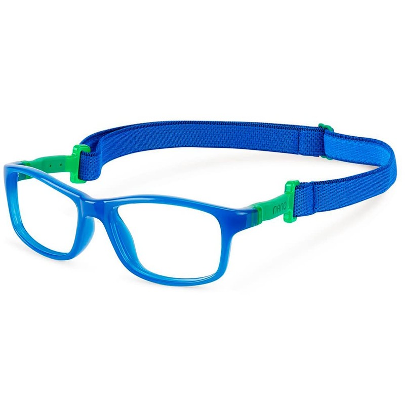 NANOVISTA Unisex Children's Sunglasses, Azul Cristal/Verde