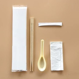 Medium Weight Individually Wrapped Utensil sets Great for Picnic BBQ, Party Supply, Restaurant, Travel Camping Cutlery Set (250, Chopsticks Set)