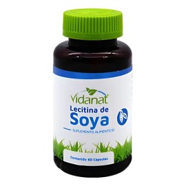 Lecitina De Soya 60 Cáp. Baja Colesterol Mejora Digestión