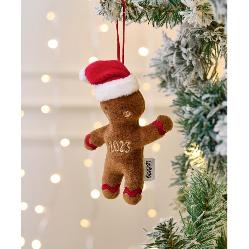 Mamas & Papas My First Christmas 2023 Hanging Gingerbread Man